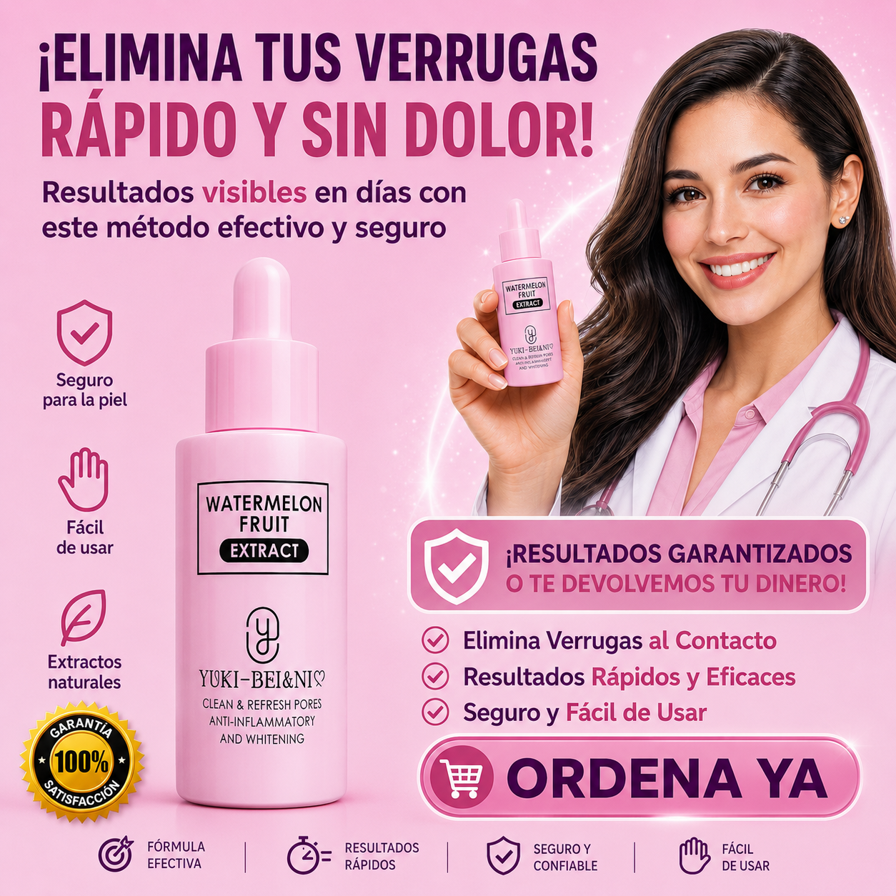 WATERMELON ELIMIANDOR DE VERRUGAS | DALE A TU PIEL LO QUE SE MERECE